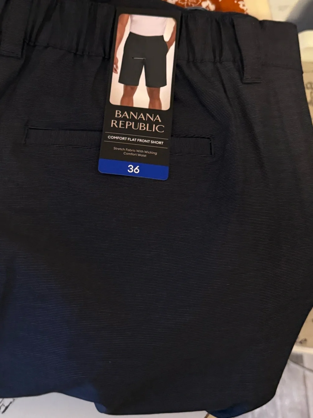 Banana Republic Men's Flat Front Shorts - Charcoal